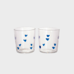 heart drinking glass